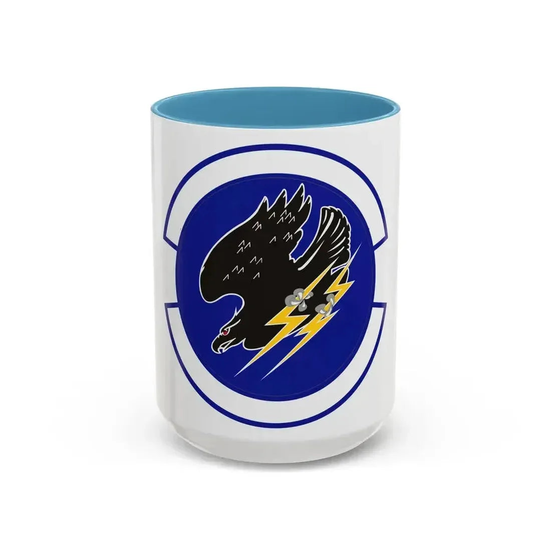 9 Space Operations Squadron AFRC (U.S. Air Force) Accent Coffee Mug 15oz Light Blue - Go Mug Yourself