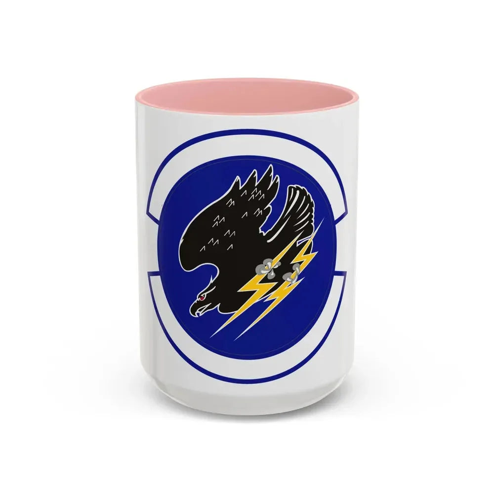 9 Space Operations Squadron AFRC (U.S. Air Force) Accent Coffee Mug 15oz Pink - Go Mug Yourself