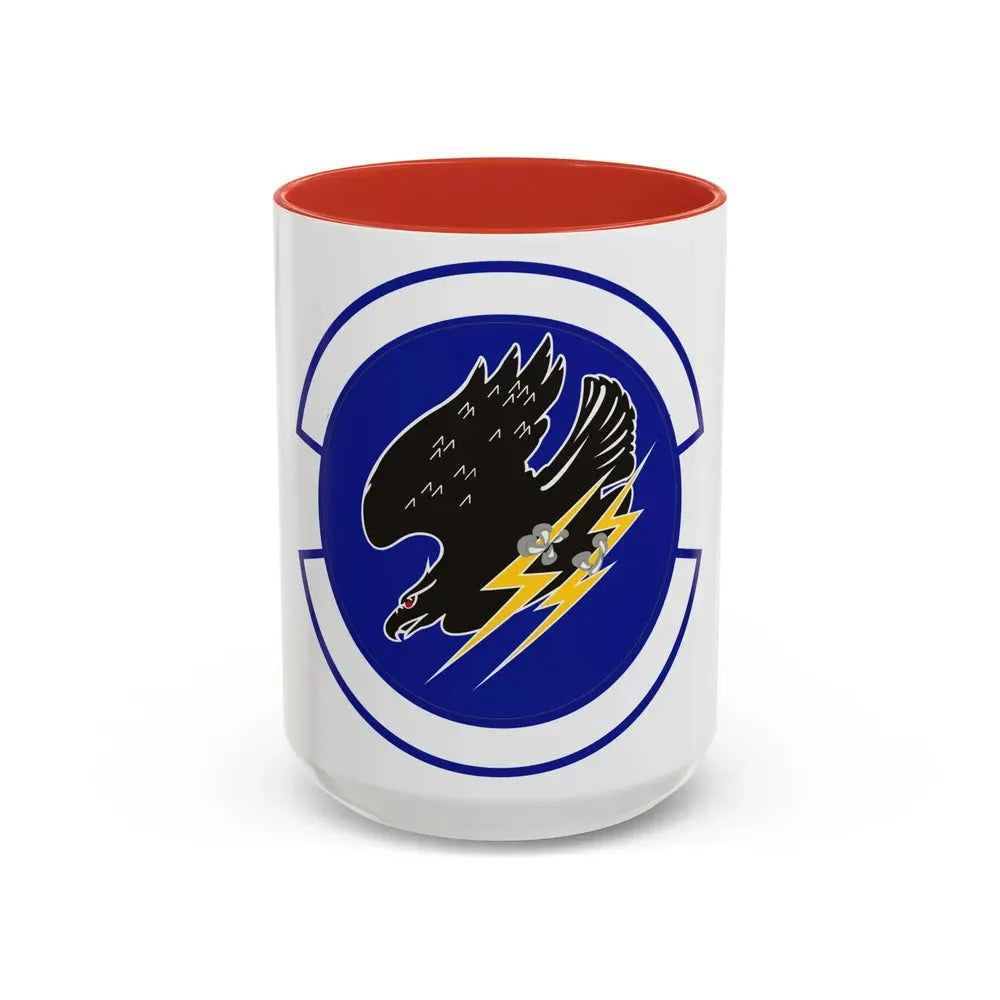 9 Space Operations Squadron AFRC (U.S. Air Force) Accent Coffee Mug 15oz Red - Go Mug Yourself