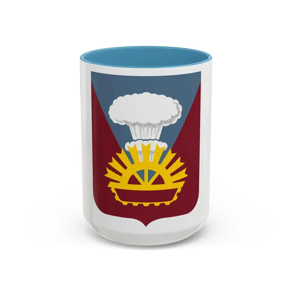 9 Transportation Battalion 2 (U.S. Army) Accent Coffee Mug 15oz Light Blue - Go Mug Yourself