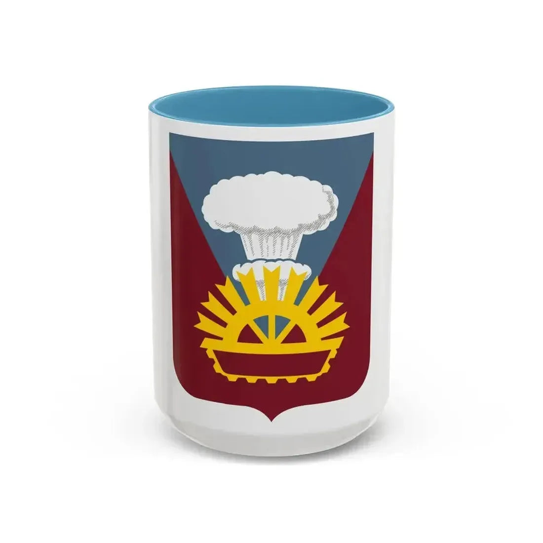 9 Transportation Battalion 2 (U.S. Army) Accent Coffee Mug 15oz Light Blue - Go Mug Yourself