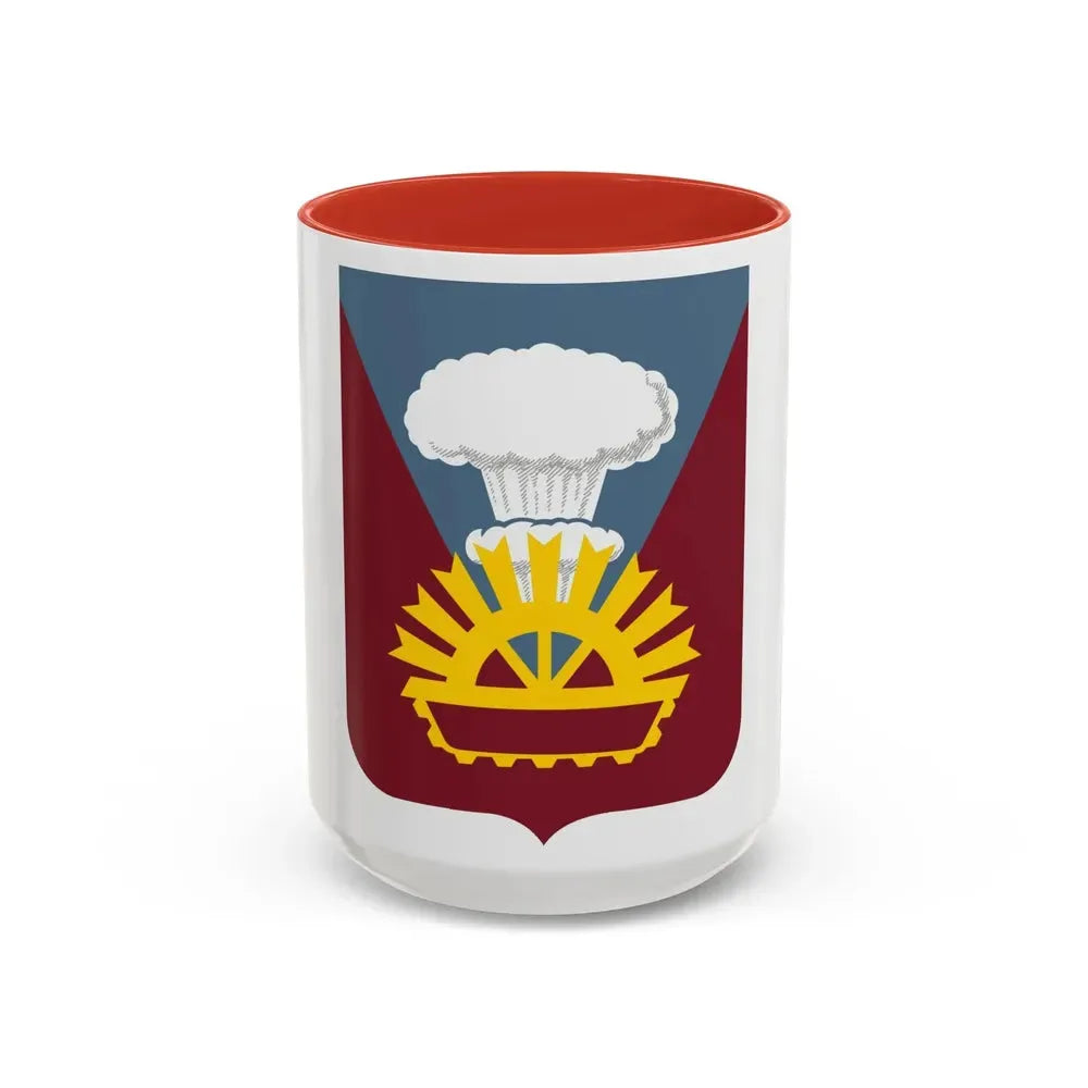 9 Transportation Battalion 2 (U.S. Army) Accent Coffee Mug 15oz Red - Go Mug Yourself