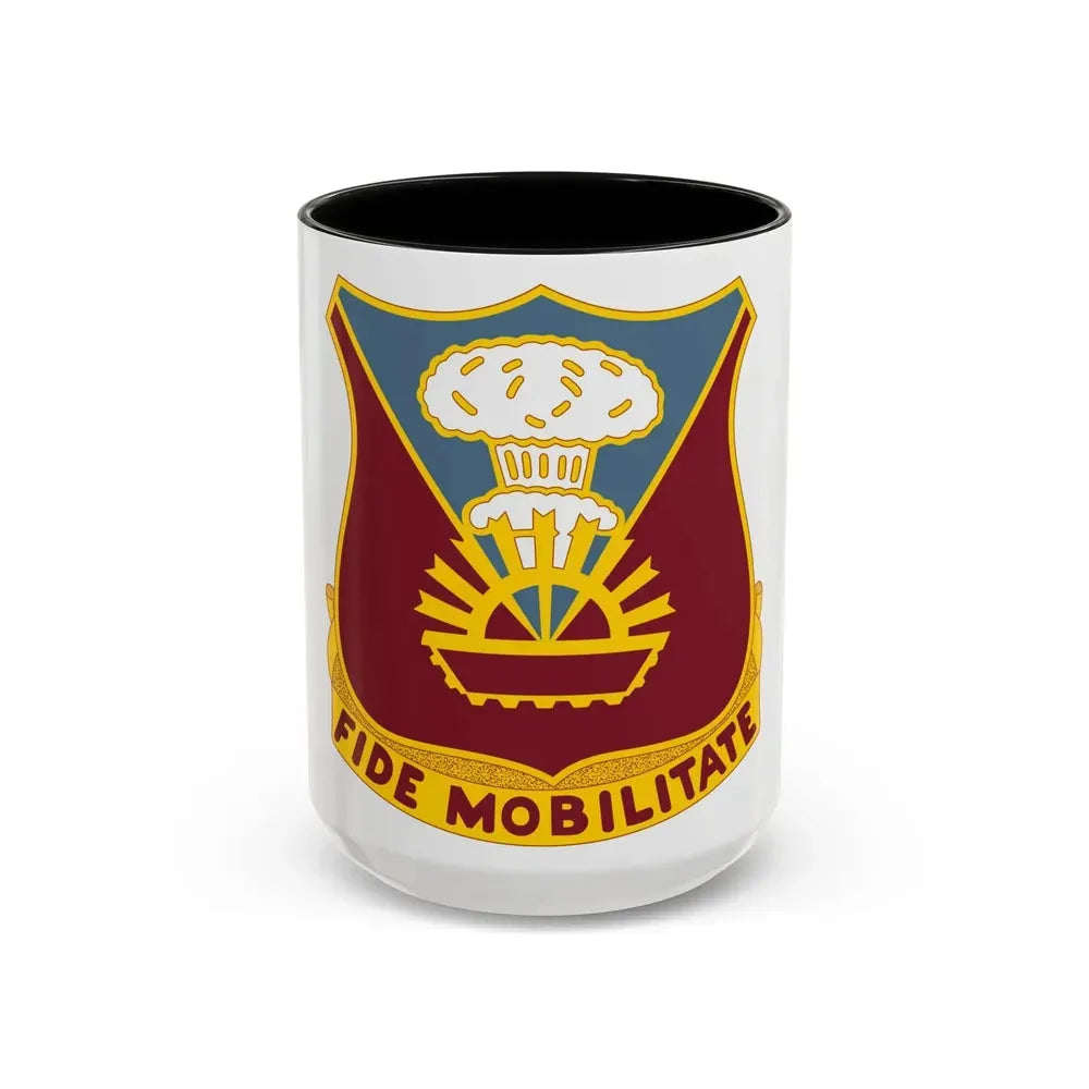 9 Transportation Battalion (U.S. Army) Accent Coffee Mug 15oz Black - Go Mug Yourself