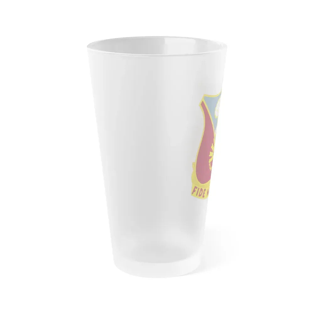 9 Transportation Battalion (U.S. Army) Frosted Pint Glass 16oz - Go Mug Yourself