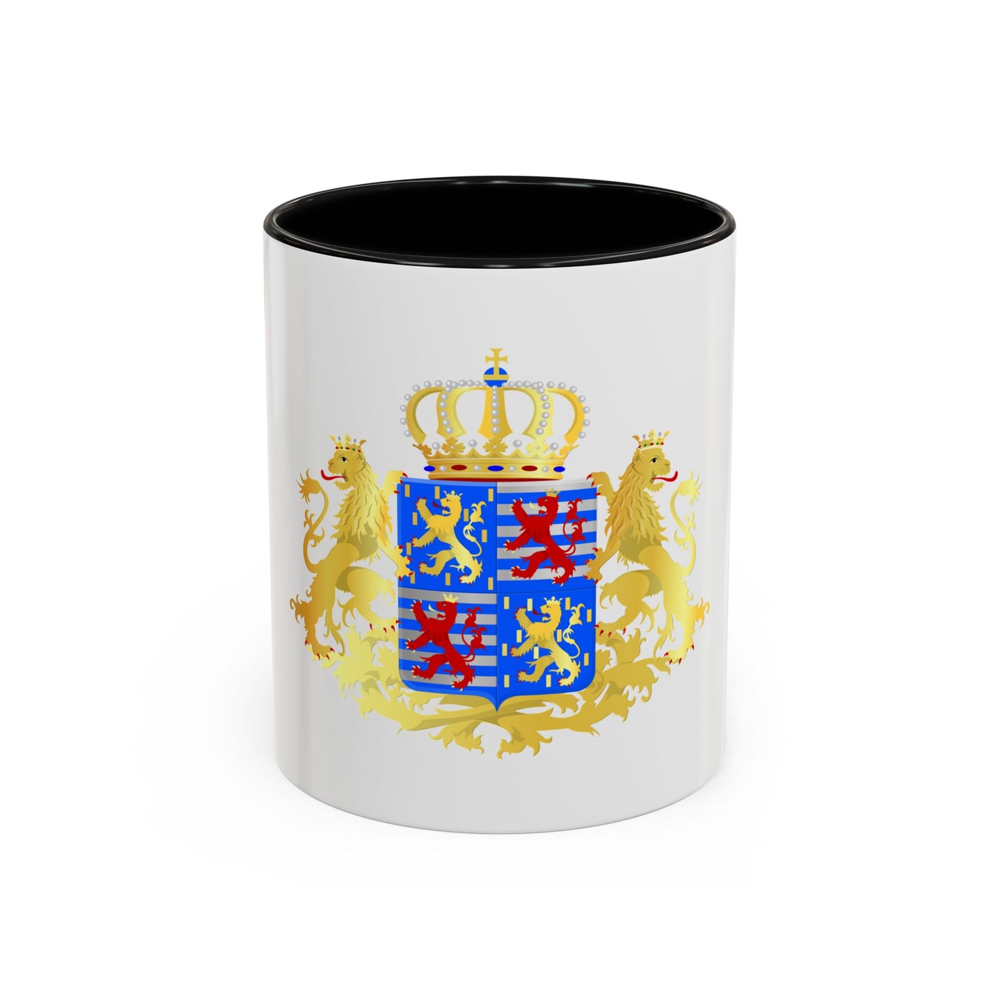 Middle coat of arms of the Grand Dukes of Luxembourg prior to 2000 - Accent Coffee Mug