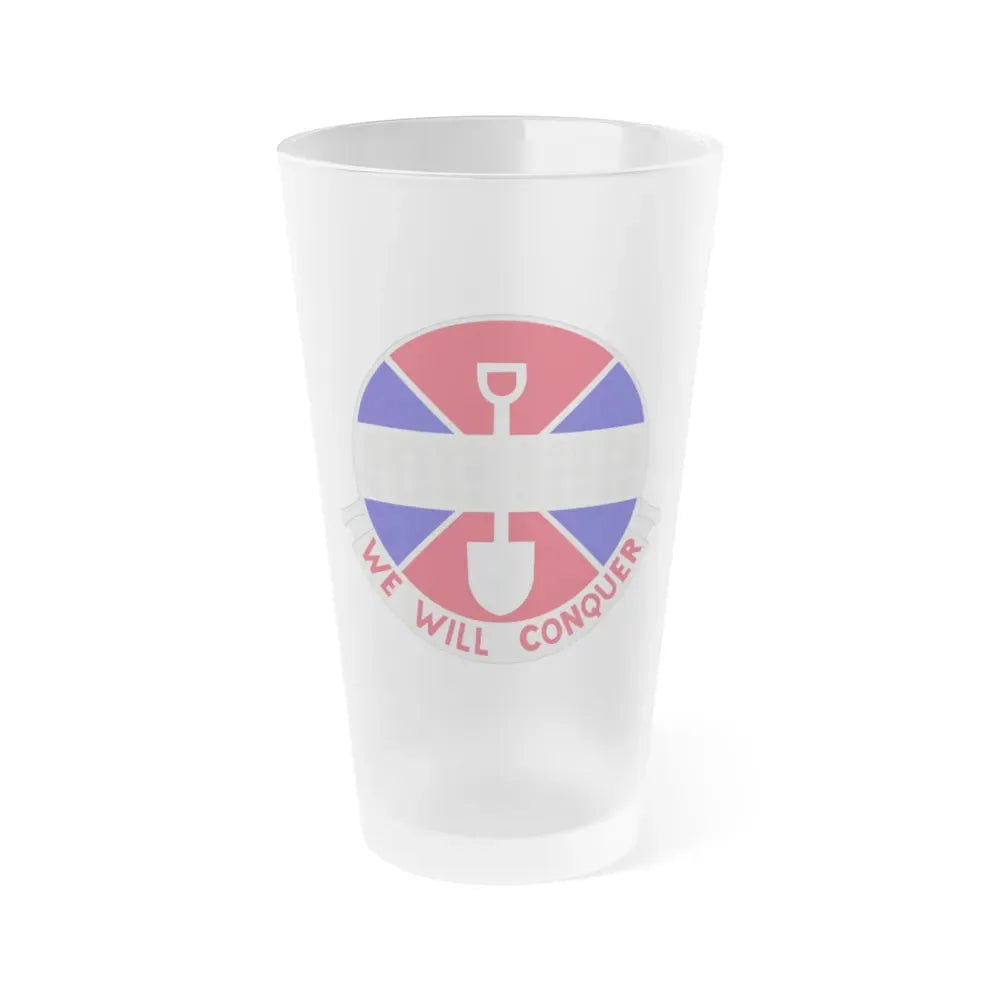 902 Engineer Company (U.S. Army) Frosted Pint Glass 16oz Default Title - Go Mug Yourself