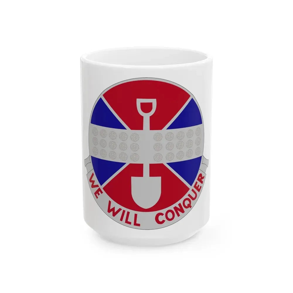 902 Engineer Company (U.S. Army) White Coffee Mug 15oz - Go Mug Yourself