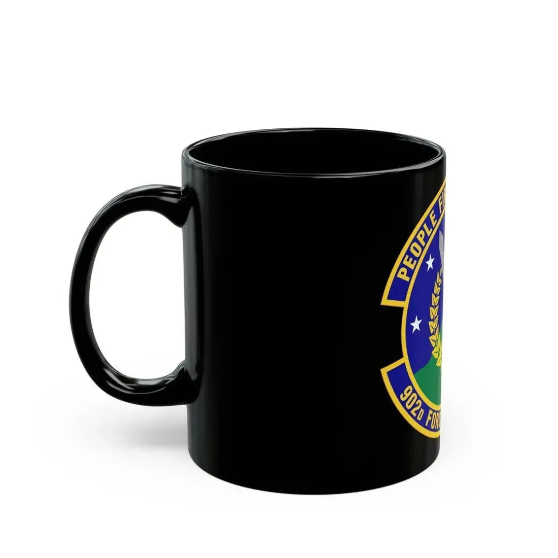 902d Force Support Squadron (U.S. Air Force) Black Coffee Mug - Go Mug Yourself