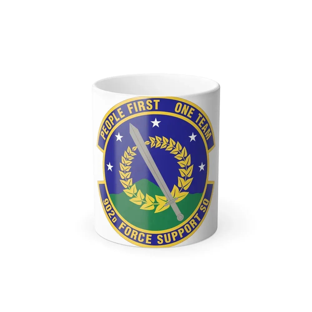 902d Force Support Squadron (U.S. Air Force) Color Changing Coffee Mug 11oz - Go Mug Yourself