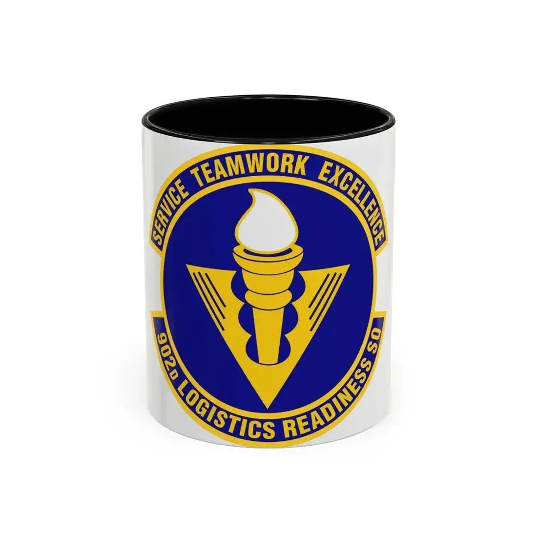 902d Logistics Readiness Squadron (U.S. Air Force) Accent Coffee Mug 11oz Black - Go Mug Yourself