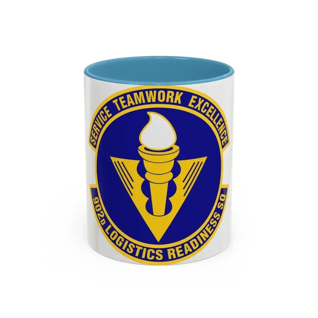 902d Logistics Readiness Squadron (U.S. Air Force) Accent Coffee Mug 11oz Light Blue - Go Mug Yourself