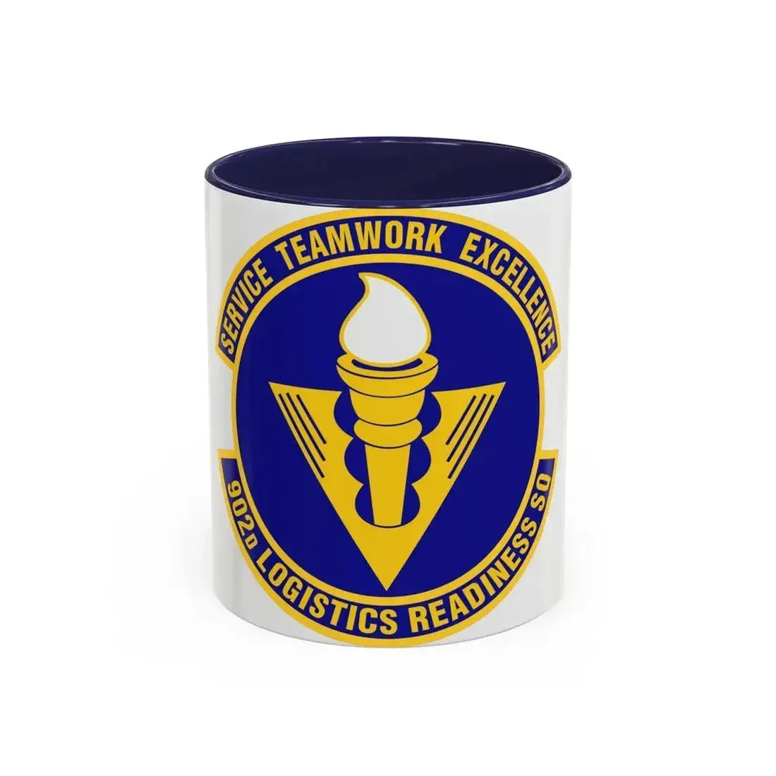 902d Logistics Readiness Squadron (U.S. Air Force) Accent Coffee Mug 11oz Navy - Go Mug Yourself