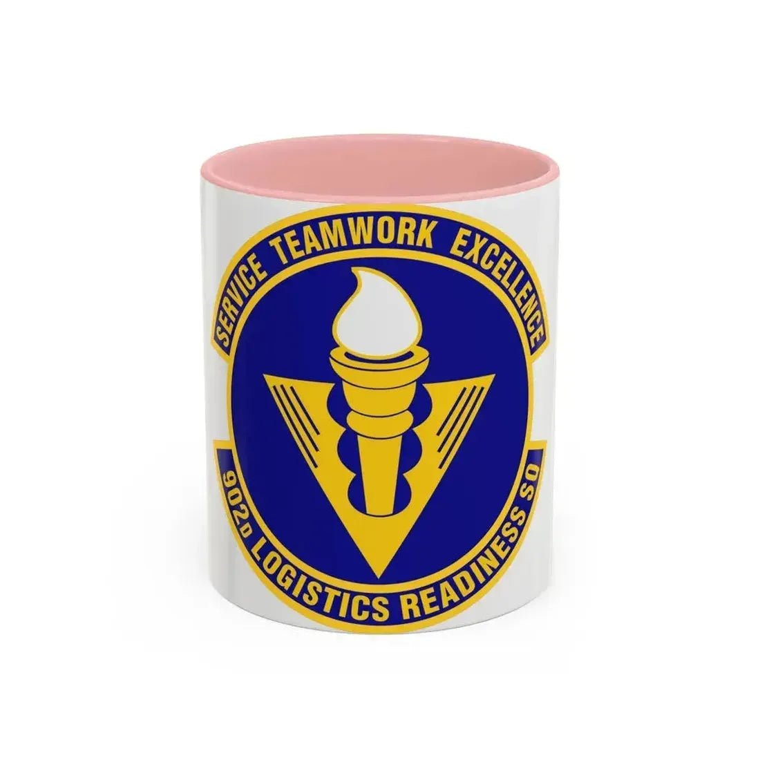 902d Logistics Readiness Squadron (U.S. Air Force) Accent Coffee Mug 11oz Pink - Go Mug Yourself