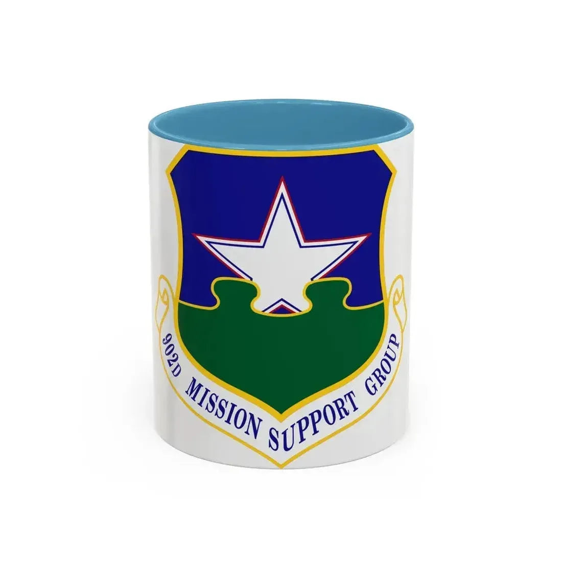 902d Mission Support Group (U.S. Air Force) Accent Coffee Mug 11oz Light Blue - Go Mug Yourself