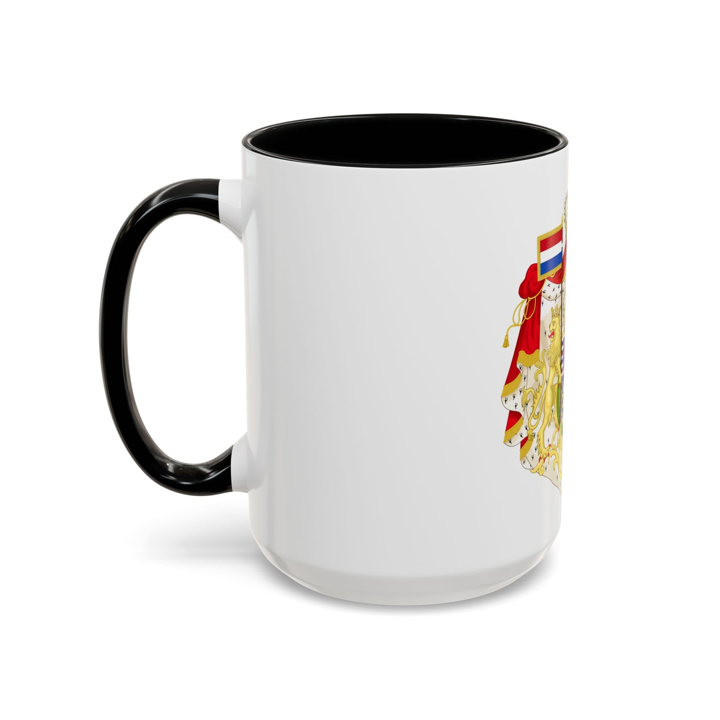 Greater coat of arms of the Grand Duke of Luxembourg (2000) - Accent Coffee Mug