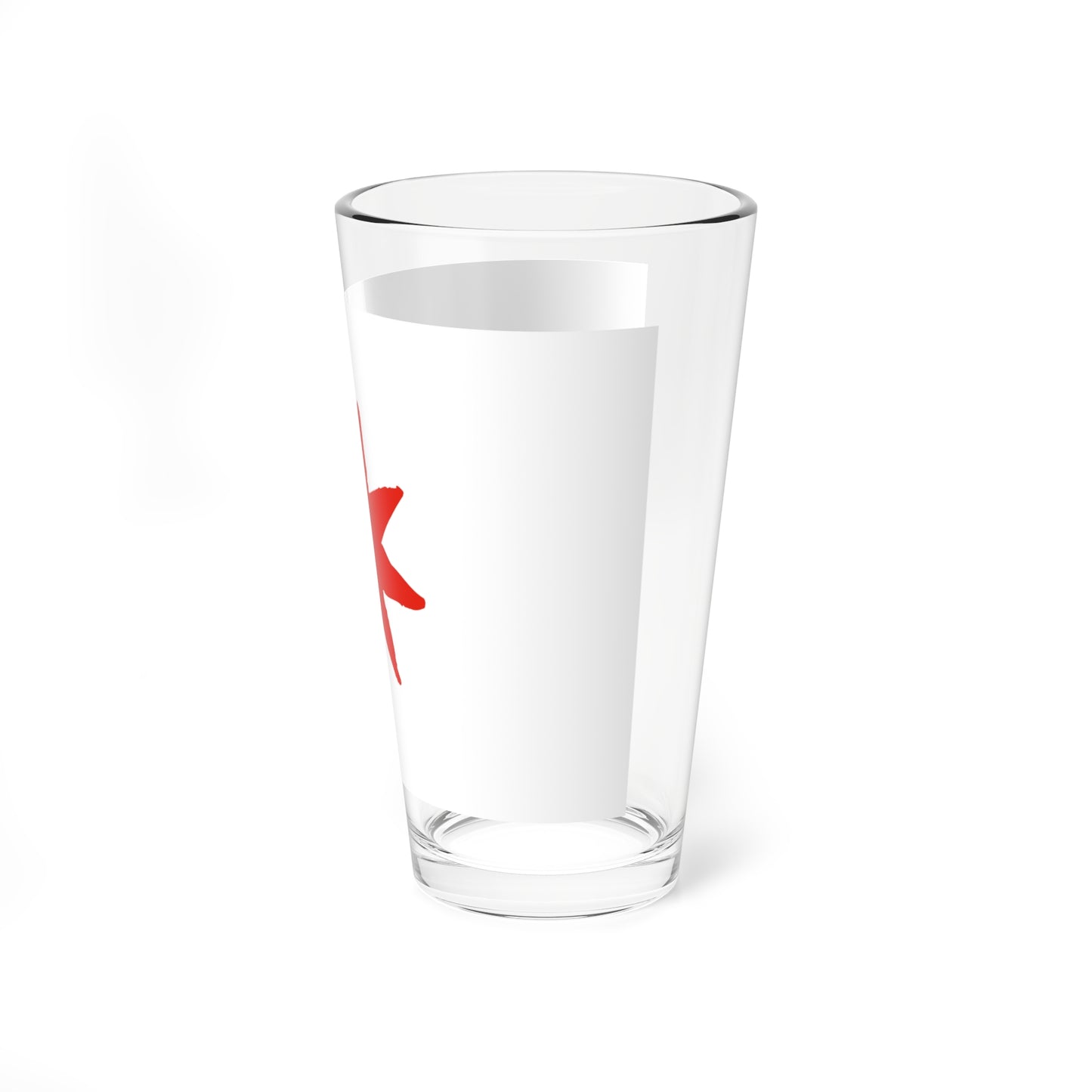 Flag of the Ile-de-France Region symbol only (France) Pint Glass 16oz