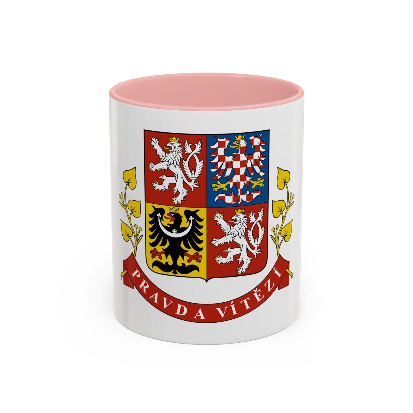 Greater coat of arms of the Czech Republic (Presidential version) - Accent Coffee Mug