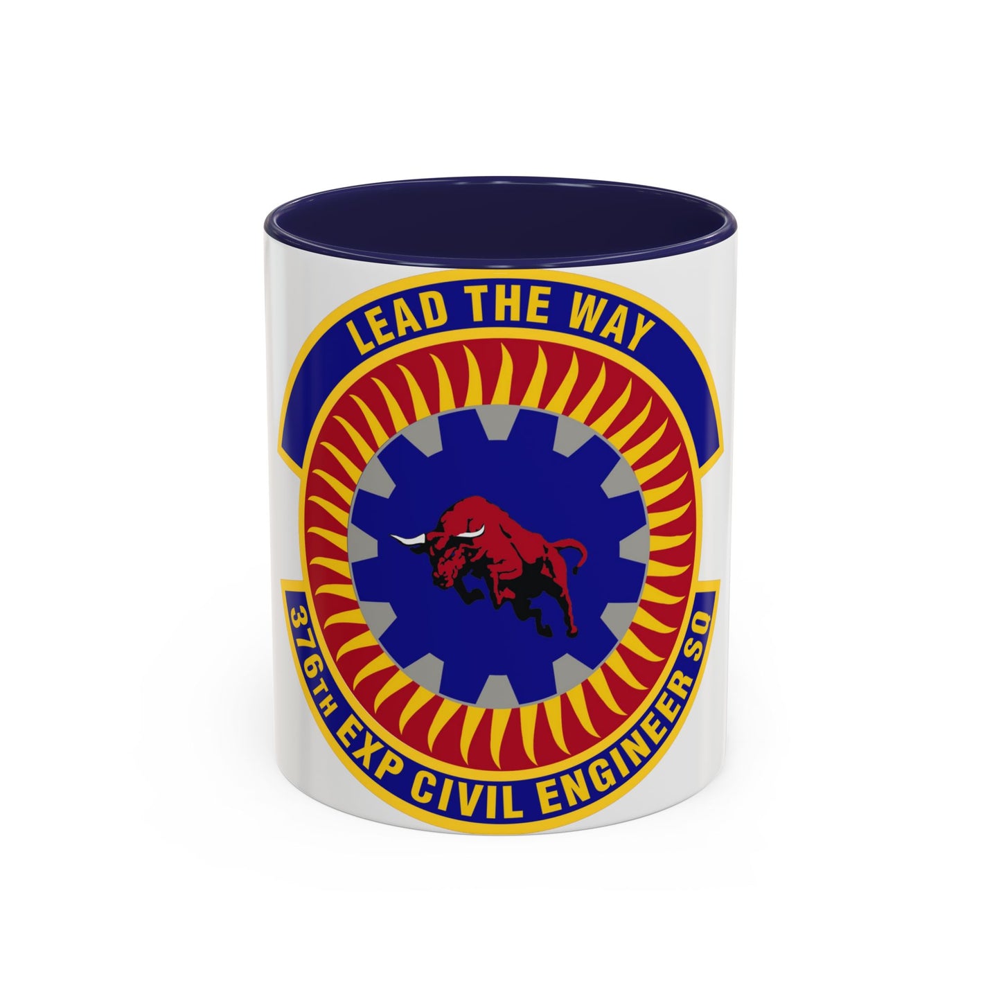 376th Expeditionary Civil Engineer Squadron (U.S. Air Force) Accent Coffee Mug