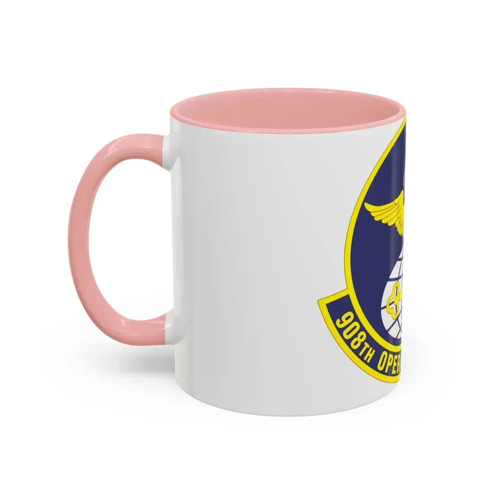908th Operations Support Flight (U.S. Air Force) Accent Coffee Mug - Go Mug Yourself