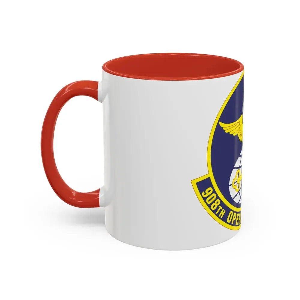 908th Operations Support Flight (U.S. Air Force) Accent Coffee Mug - Go Mug Yourself