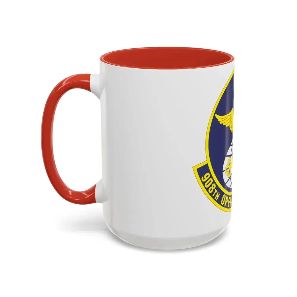 908th Operations Support Flight (U.S. Air Force) Accent Coffee Mug - Go Mug Yourself