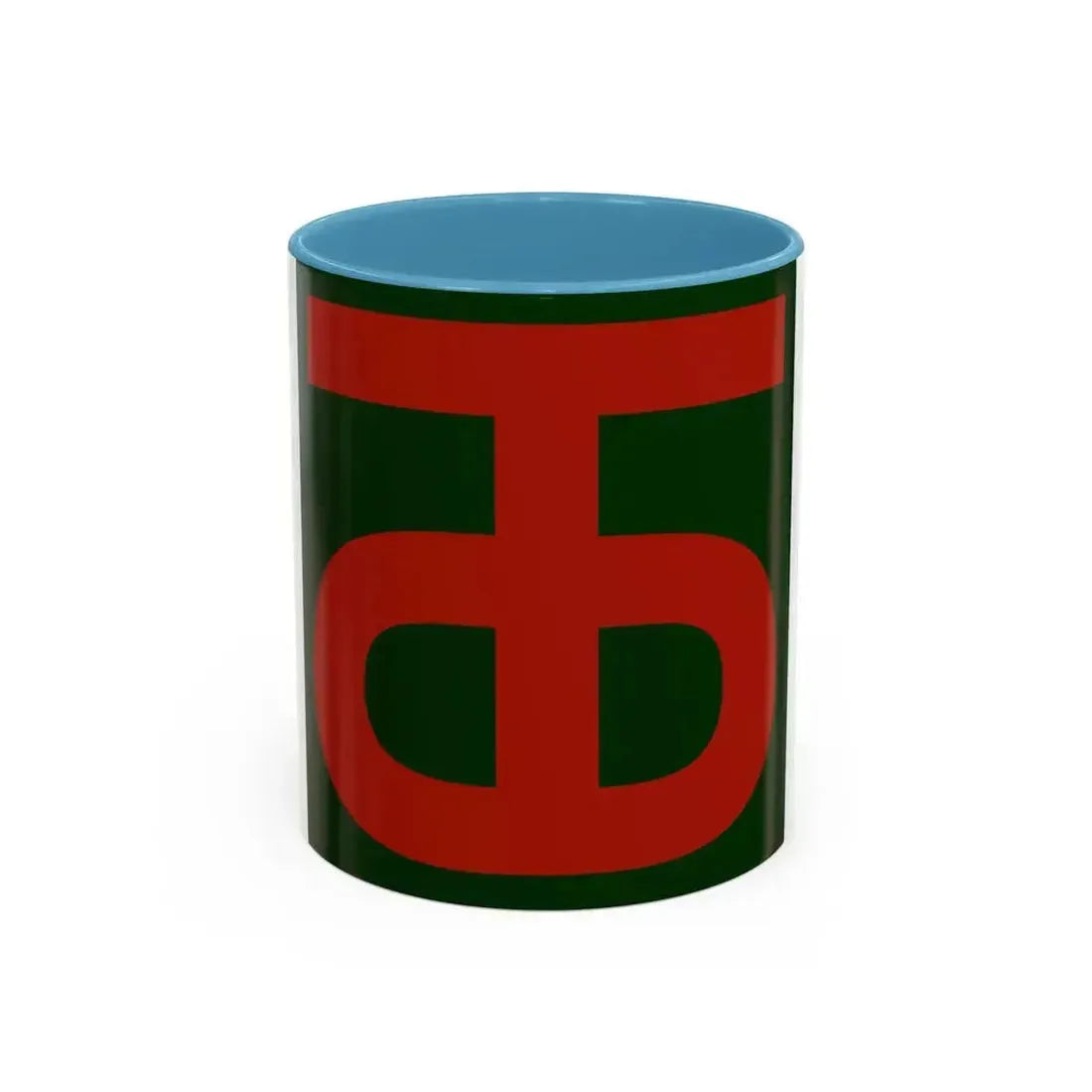 90th Infantry Division.patch (U.S. Army) Accent Coffee Mug 11oz Light Blue - Go Mug Yourself