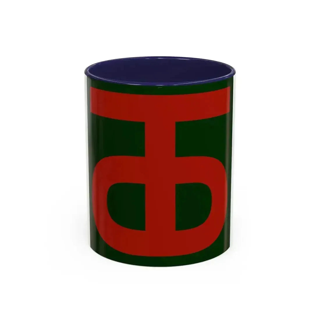 90th Infantry Division.patch (U.S. Army) Accent Coffee Mug 11oz Navy - Go Mug Yourself