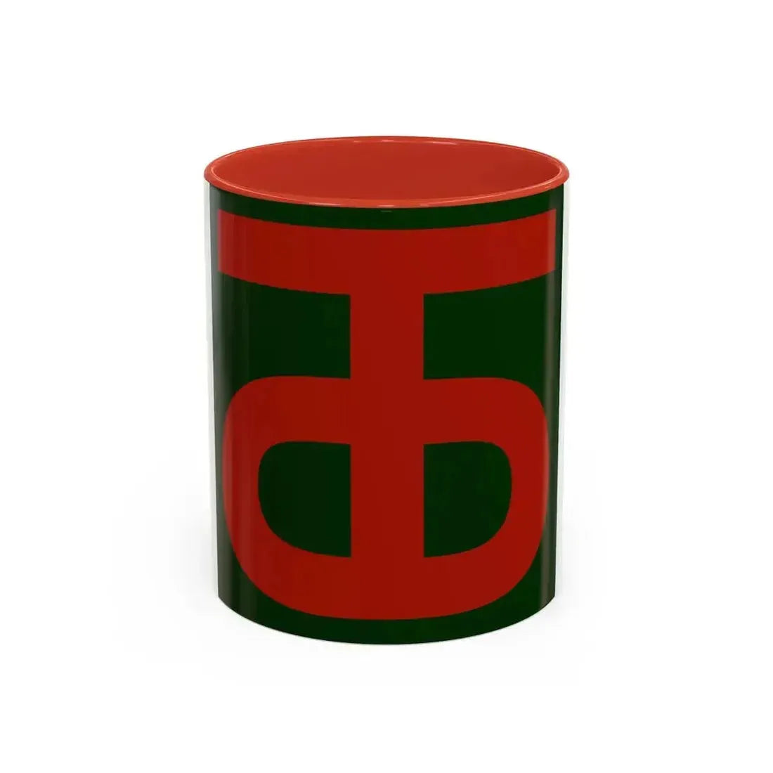 90th Infantry Division.patch (U.S. Army) Accent Coffee Mug 11oz Red - Go Mug Yourself