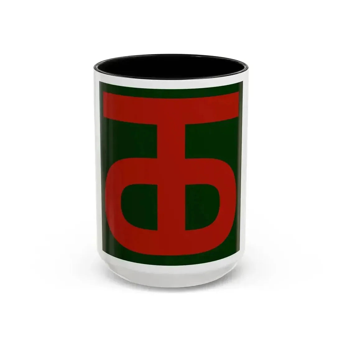 90th Infantry Division.patch (U.S. Army) Accent Coffee Mug 15oz Black - Go Mug Yourself