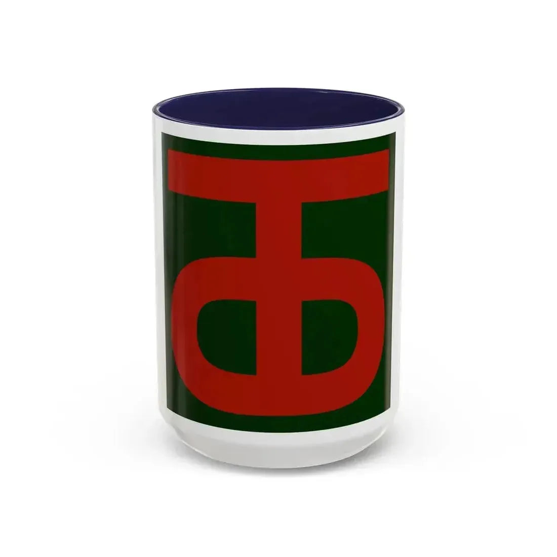 90th Infantry Division.patch (U.S. Army) Accent Coffee Mug 15oz Navy - Go Mug Yourself