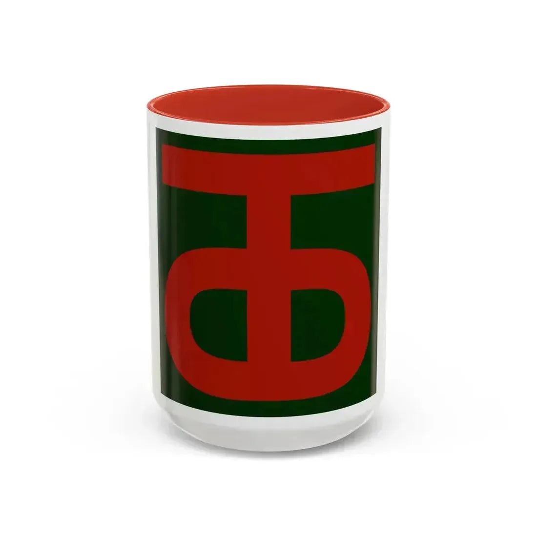 90th Infantry Division.patch (U.S. Army) Accent Coffee Mug 15oz Red - Go Mug Yourself