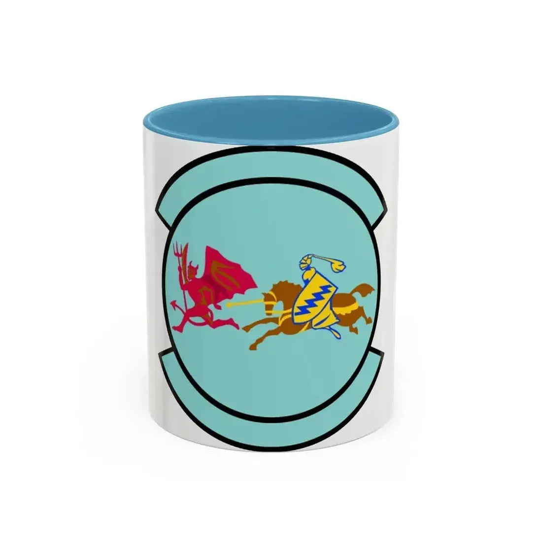 91 Air Refueling Squadron AMC (U.S. Air Force) Accent Coffee Mug 11oz Light Blue - Go Mug Yourself