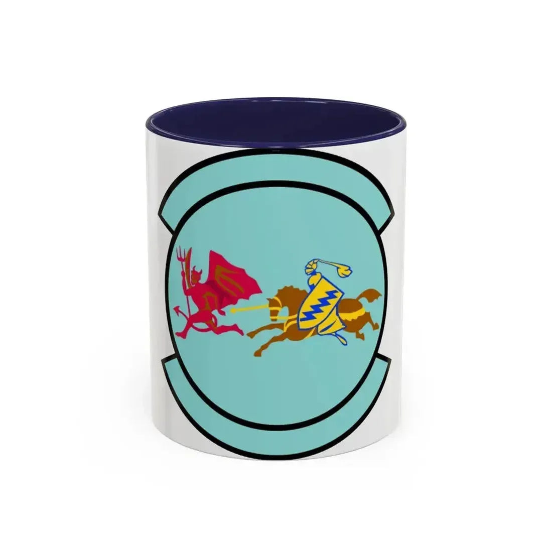 91 Air Refueling Squadron AMC (U.S. Air Force) Accent Coffee Mug 11oz Navy - Go Mug Yourself
