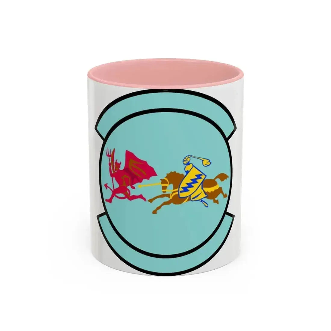 91 Air Refueling Squadron AMC (U.S. Air Force) Accent Coffee Mug 11oz Pink - Go Mug Yourself