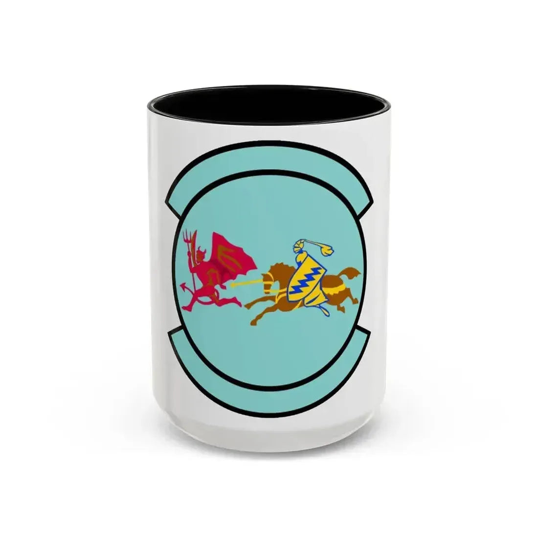 91 Air Refueling Squadron AMC (U.S. Air Force) Accent Coffee Mug 15oz Black - Go Mug Yourself