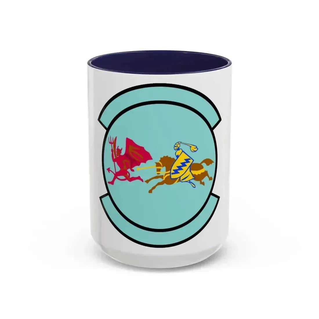 91 Air Refueling Squadron AMC (U.S. Air Force) Accent Coffee Mug 15oz Navy - Go Mug Yourself