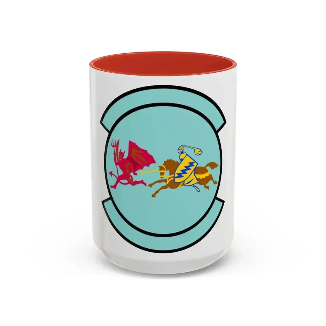 91 Air Refueling Squadron AMC (U.S. Air Force) Accent Coffee Mug 15oz Red - Go Mug Yourself