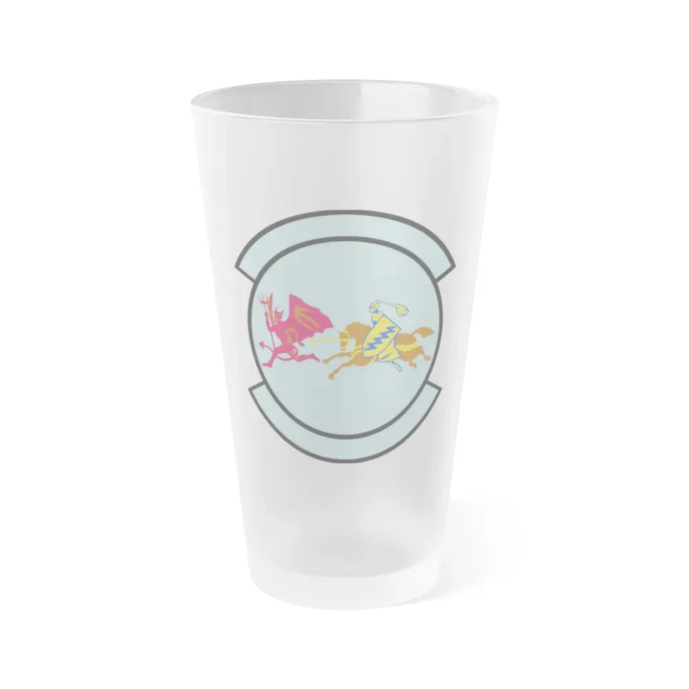 91 Air Refueling Squadron AMC (U.S. Air Force) Frosted Pint Glass 16oz Default Title - Go Mug Yourself