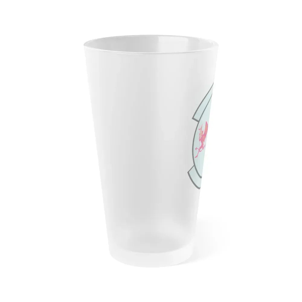 91 Air Refueling Squadron AMC (U.S. Air Force) Frosted Pint Glass 16oz - Go Mug Yourself