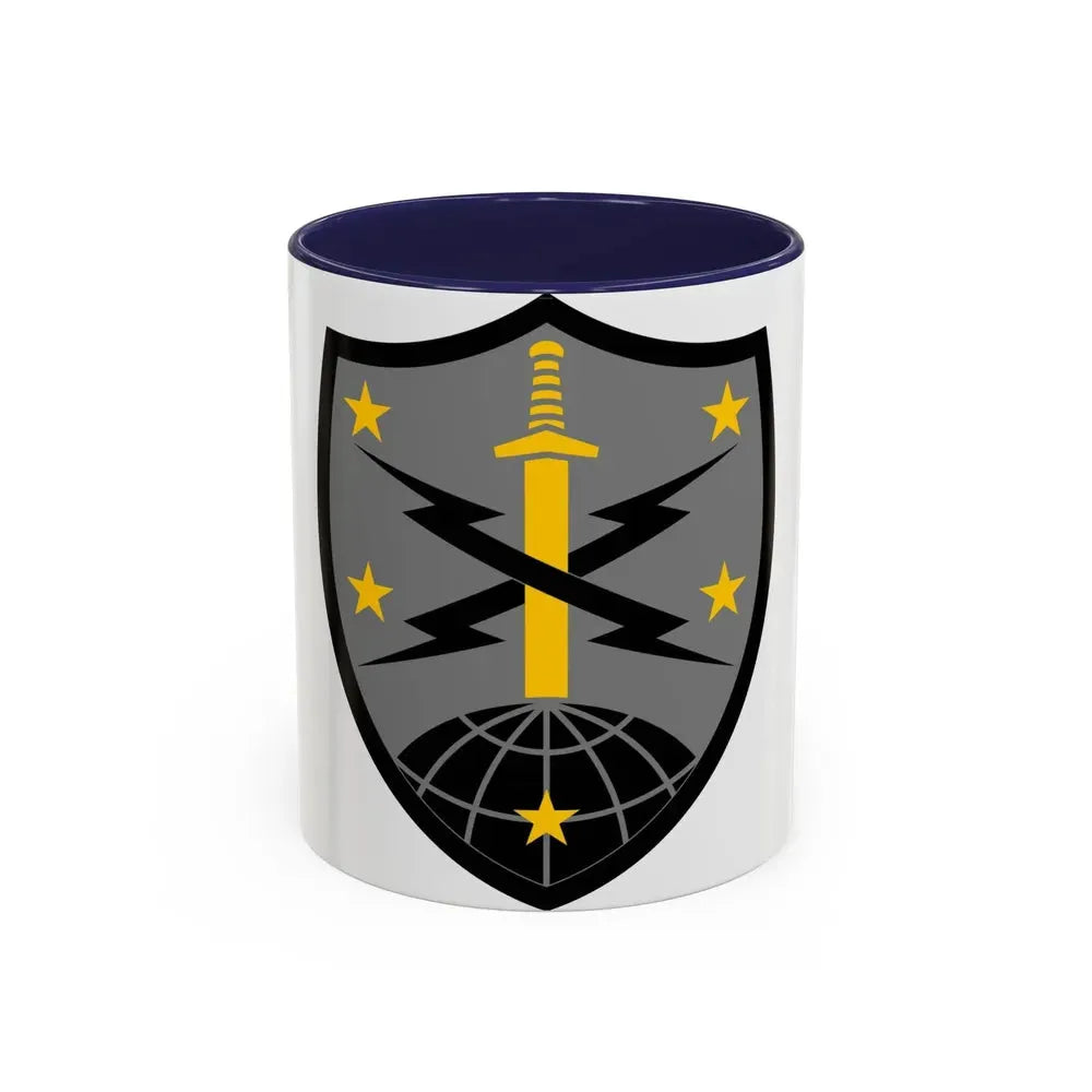 91 Cyber Brigade 2 (U.S. Army) Accent Coffee Mug 11oz Navy - Go Mug Yourself