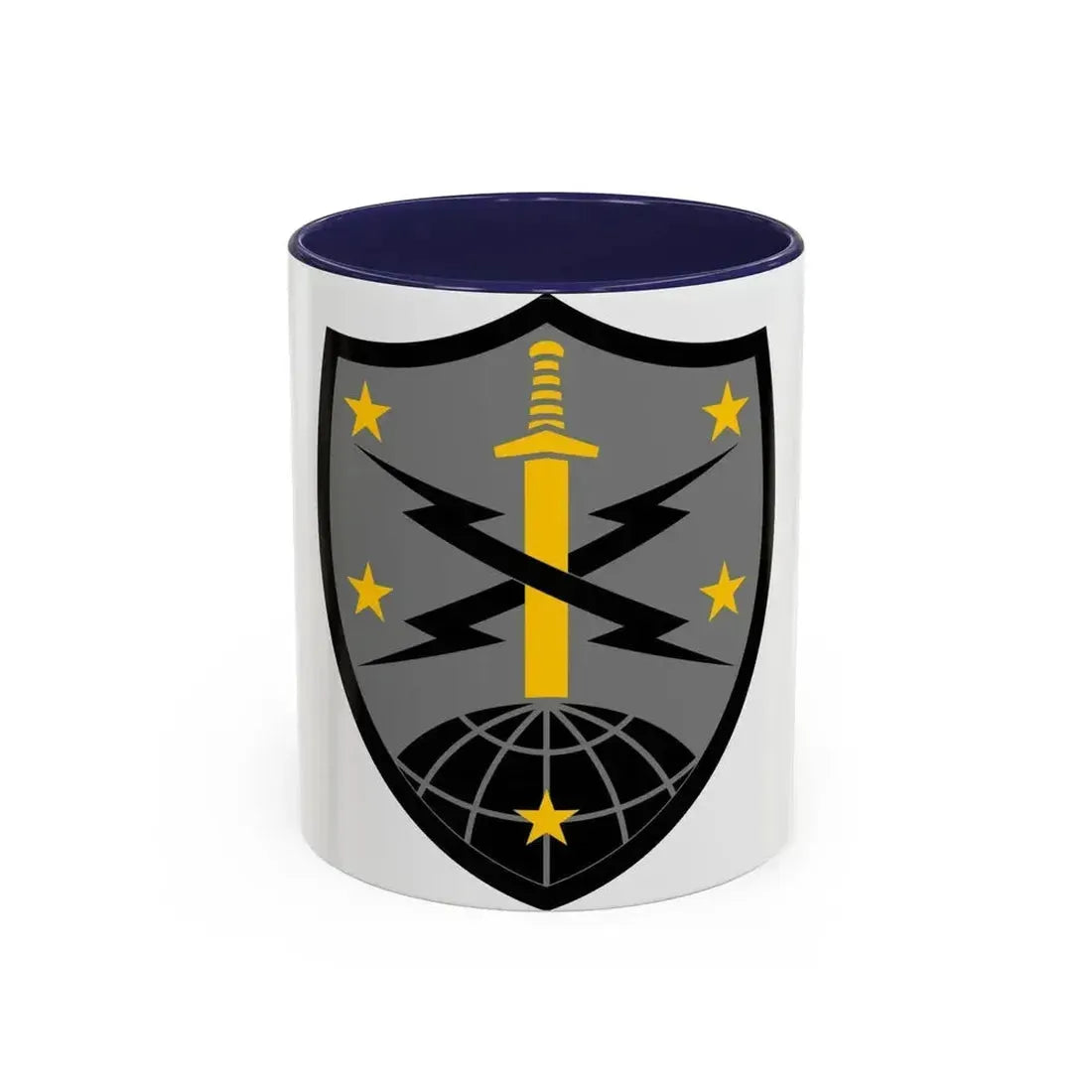 91 Cyber Brigade 2 (U.S. Army) Accent Coffee Mug 11oz Navy - Go Mug Yourself
