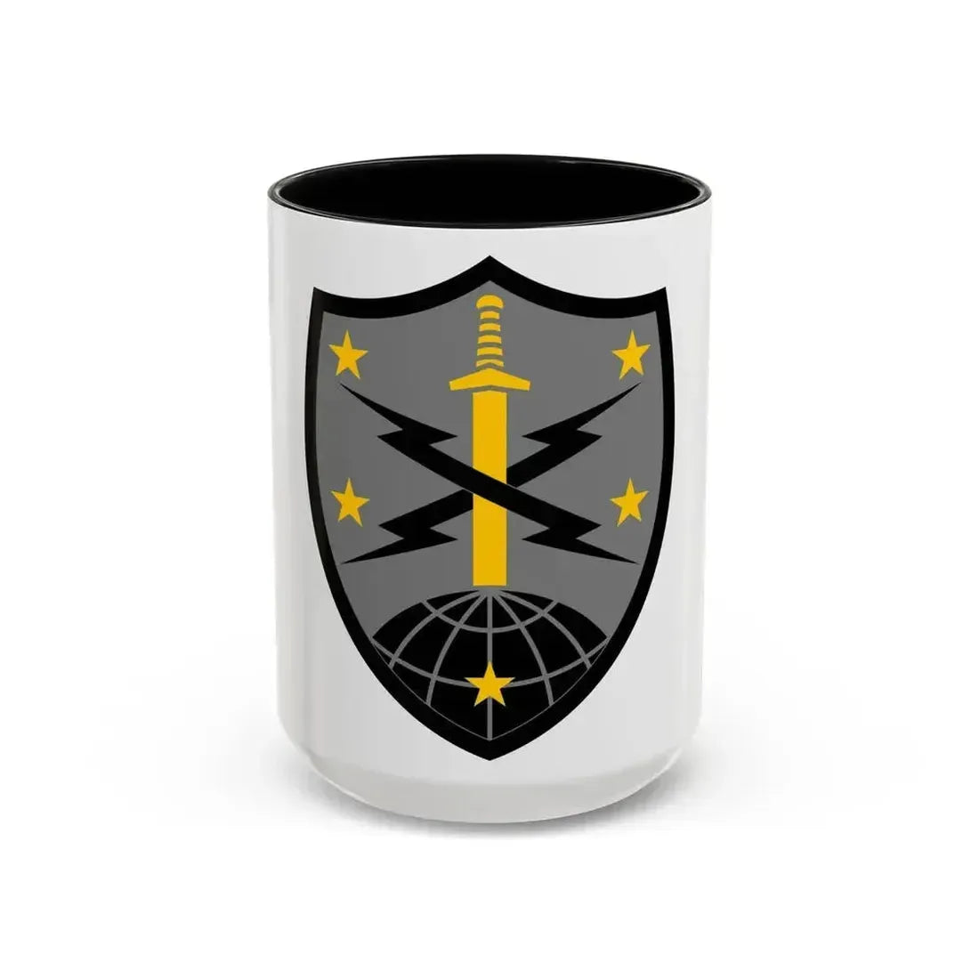 91 Cyber Brigade 2 (U.S. Army) Accent Coffee Mug 15oz Black - Go Mug Yourself