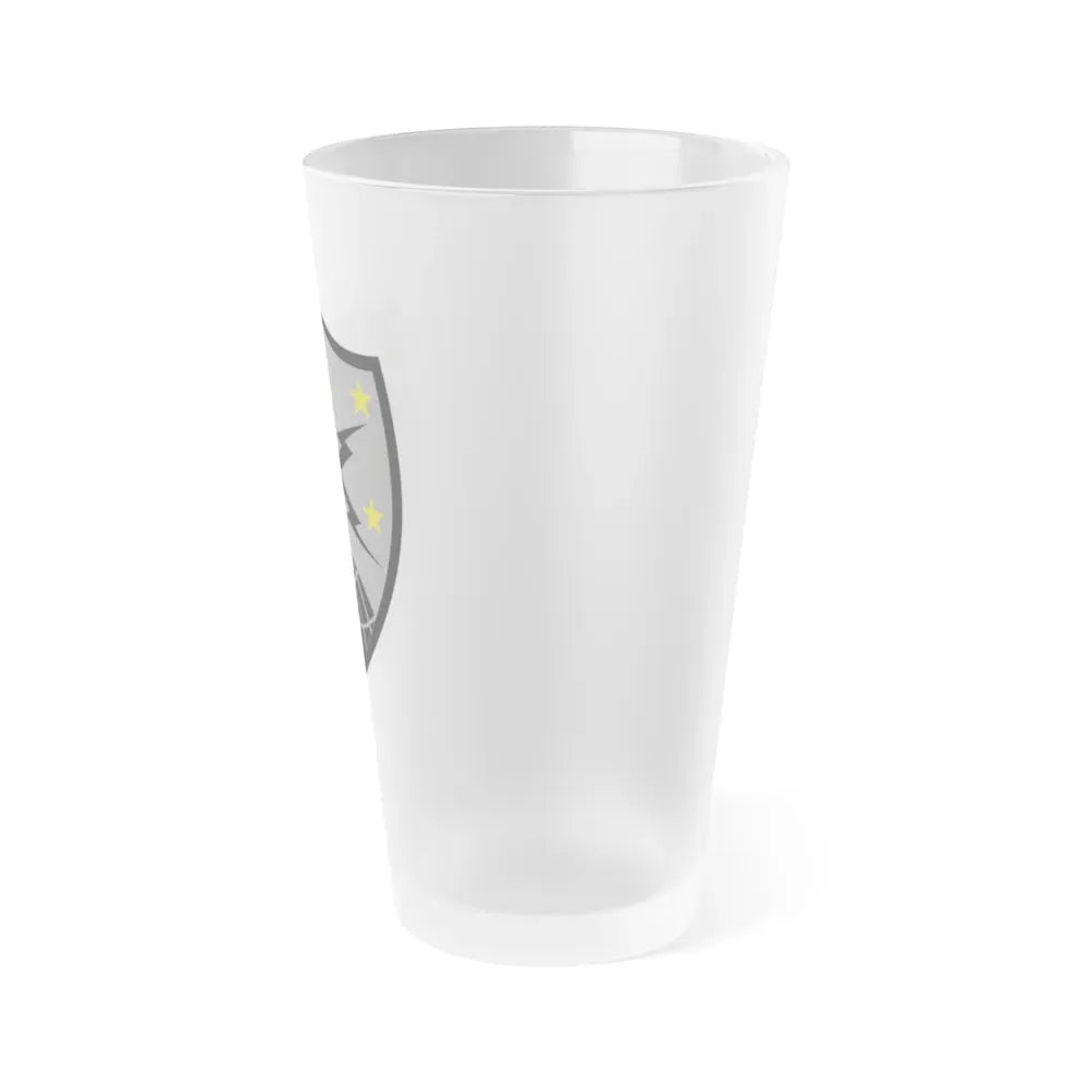 91 Cyber Brigade 2 (U.S. Army) Frosted Pint Glass 16oz - Go Mug Yourself