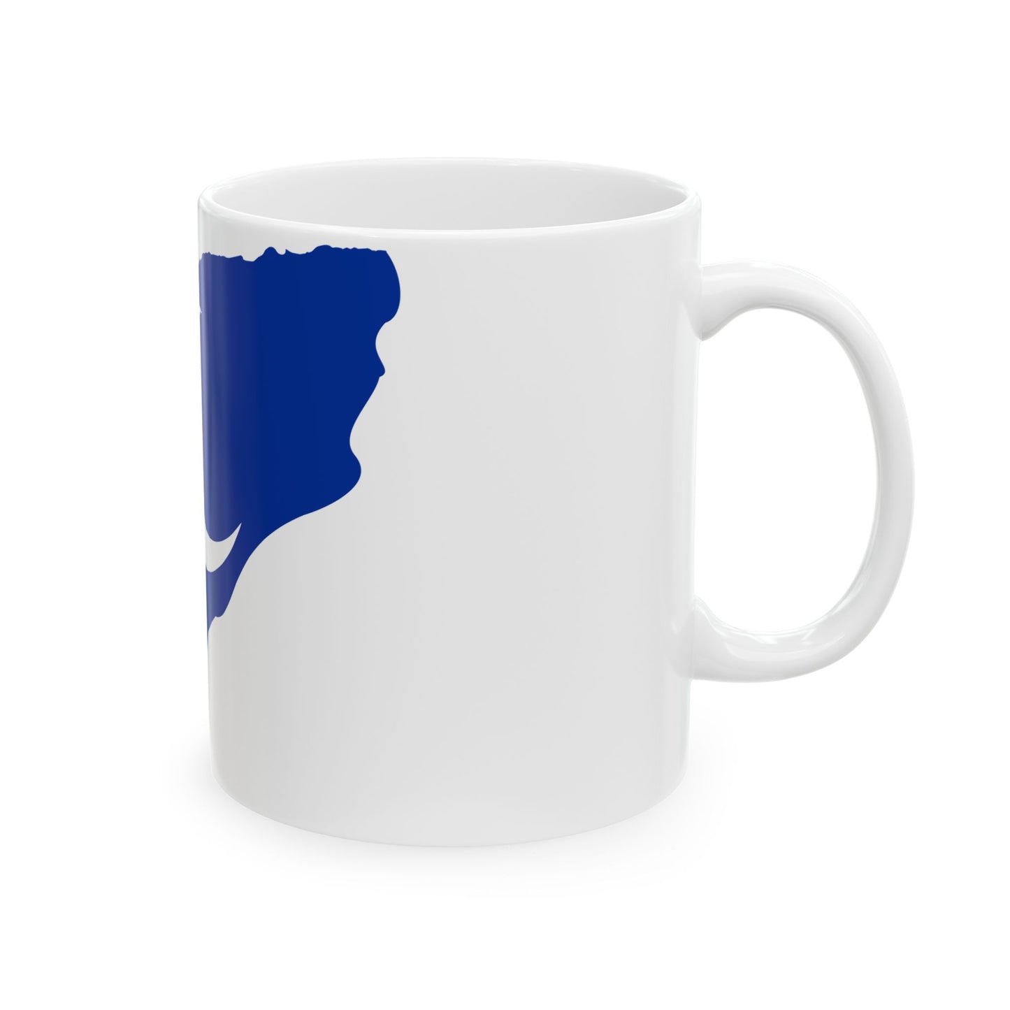 Flag map of Kingdom of Tlemcen 14th century (Algeria) White Coffee Mug