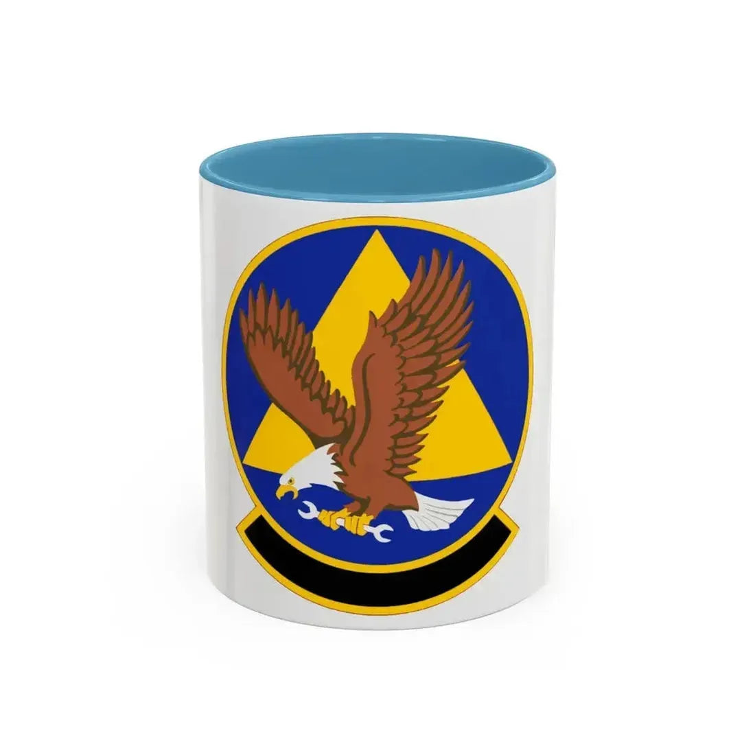 911 Maintenance Squadron AFRC (U.S. Air Force) Accent Coffee Mug 11oz Light Blue - Go Mug Yourself