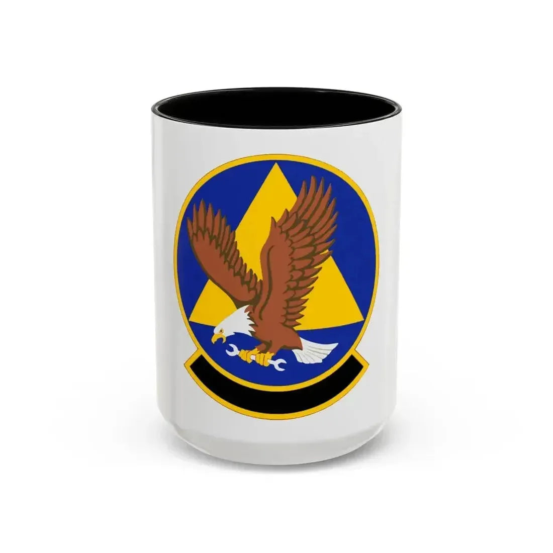 911 Maintenance Squadron AFRC (U.S. Air Force) Accent Coffee Mug 15oz Black - Go Mug Yourself