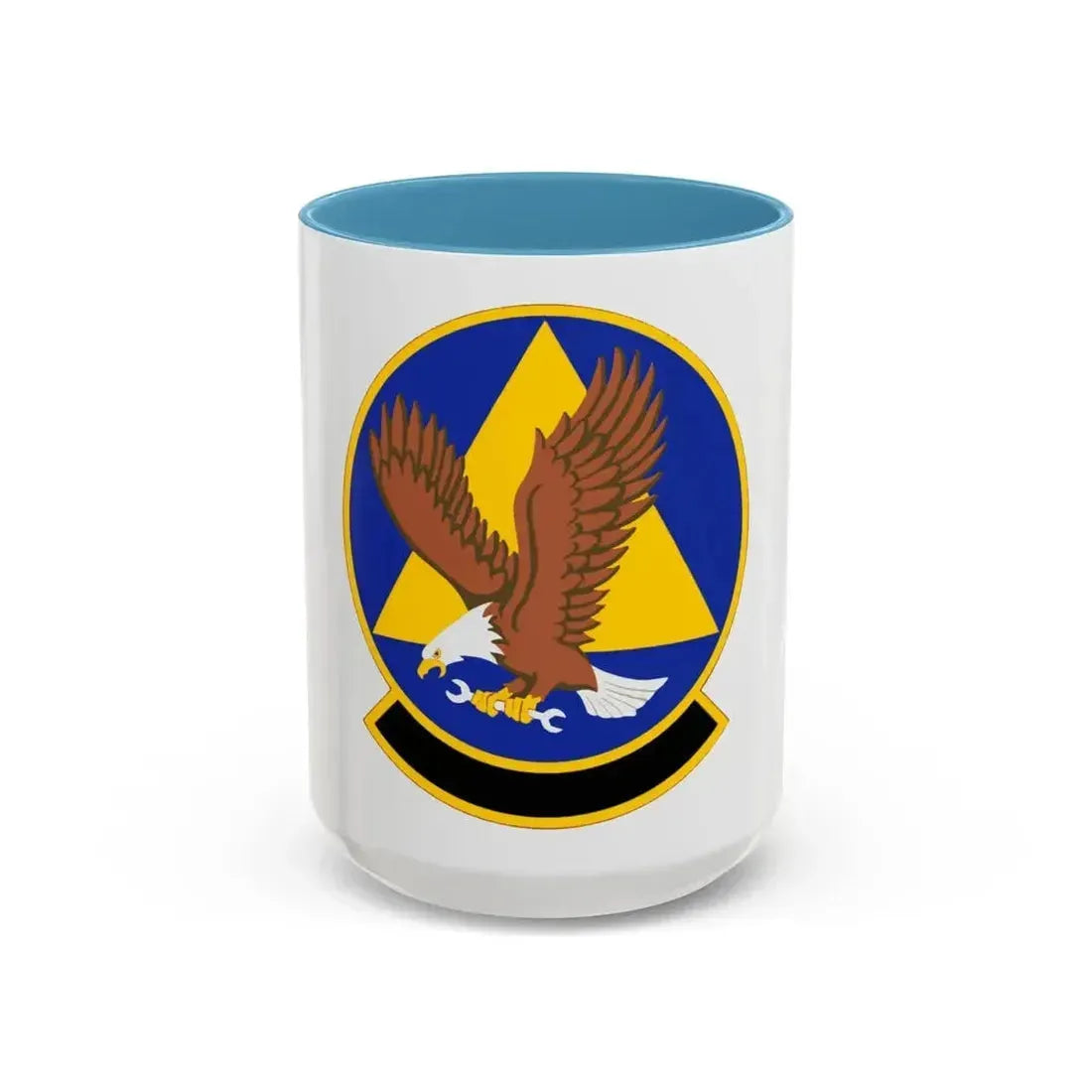 911 Maintenance Squadron AFRC (U.S. Air Force) Accent Coffee Mug 15oz Light Blue - Go Mug Yourself
