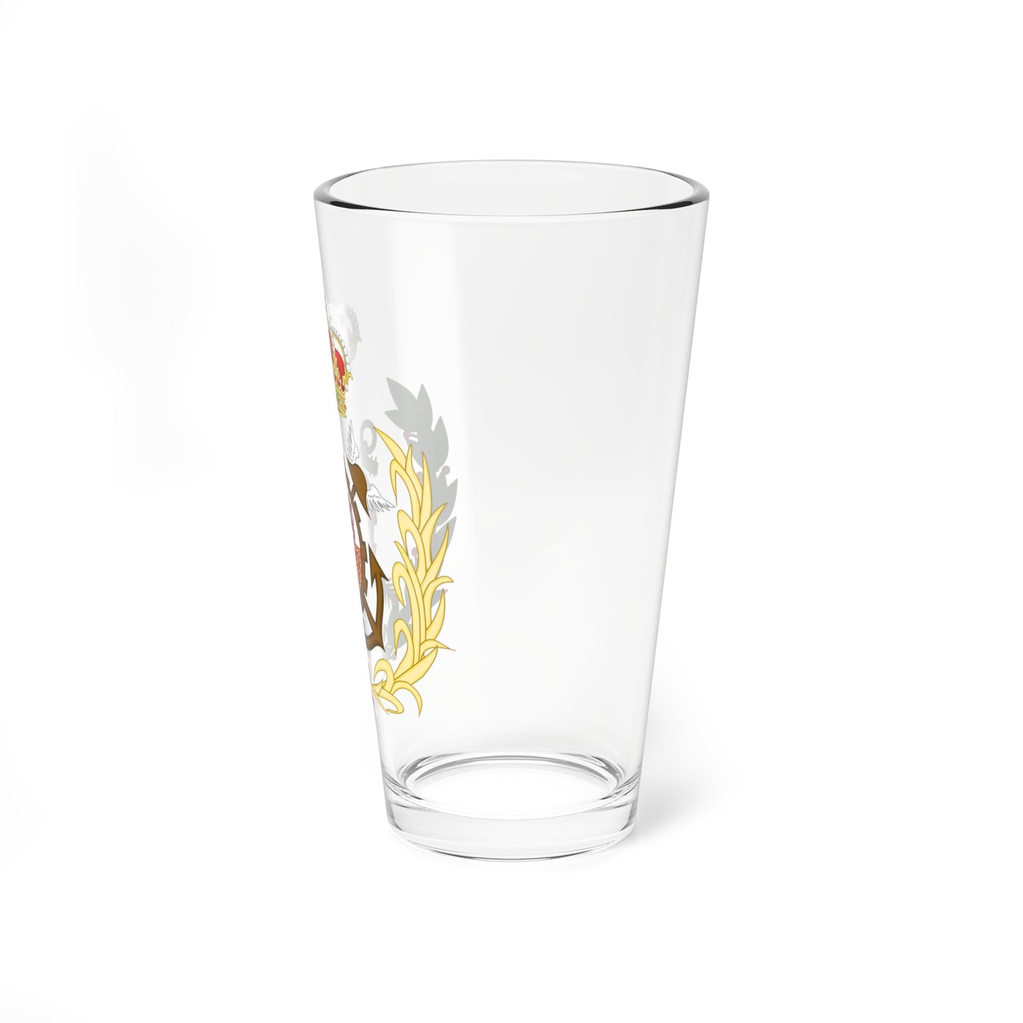 Emblem of Spanish Customs Surveillance Service (Spain) (Coat of Arms) Pint Glass 16oz