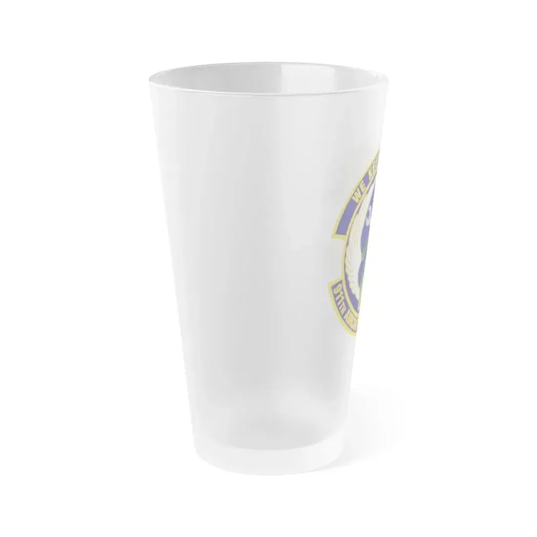 911th Aircraft Maintenance Squadron (U.S. Air Force) Frosted Pint Glass 16oz - Go Mug Yourself