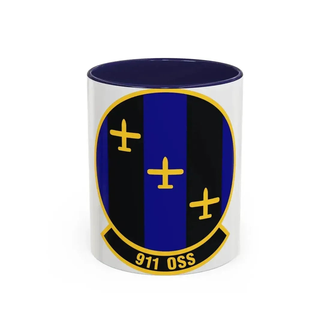 911th Operations Support Squadron (U.S. Air Force) Accent Coffee Mug 11oz Navy - Go Mug Yourself